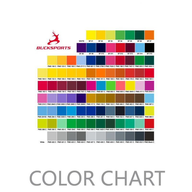 Dye Sublimation Color Chart