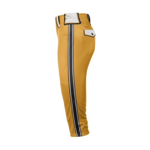 baseball pant yellow white