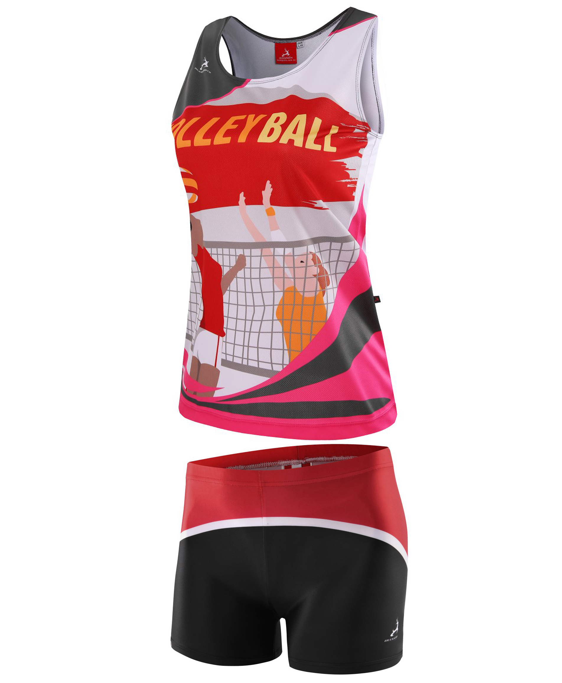 volleyball jersey sublimation