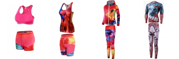 activewear sample list