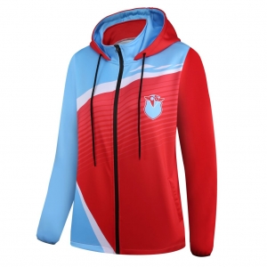 wholesale custom full zip softshell jacket with hood from Bucksports