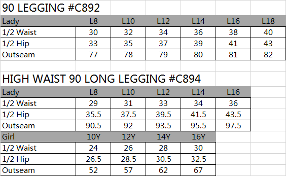 UNIQLO SIZE CHART