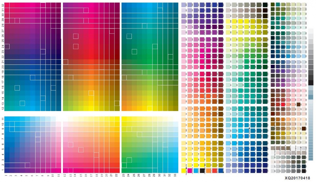 Colour Chart Bucksports