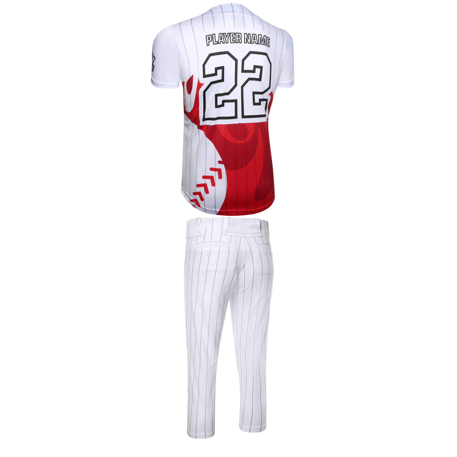 BASEBALL UNIFORM 2022-B2122RBW2