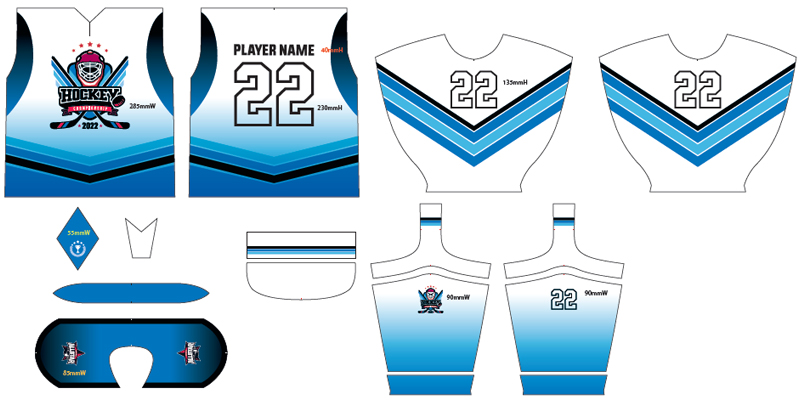 ICE HOCKEY UNIFORM KIT 2022-H11SC2