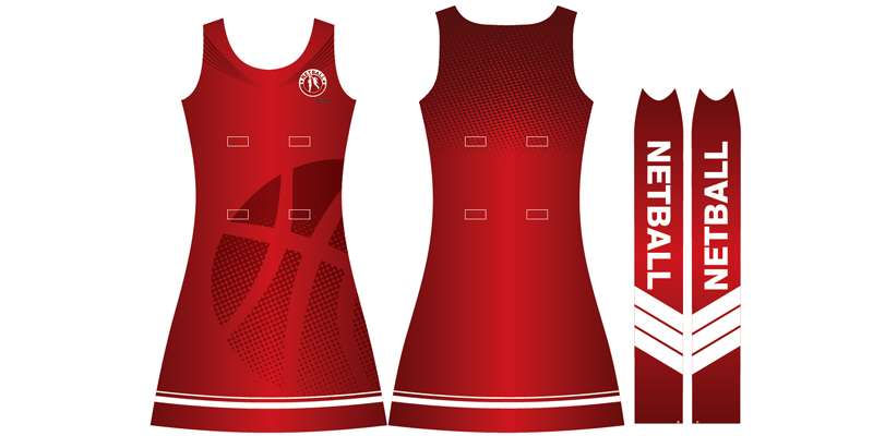 NETBALL A LINE DRESS LENGTHEN 2022-N11RBW3