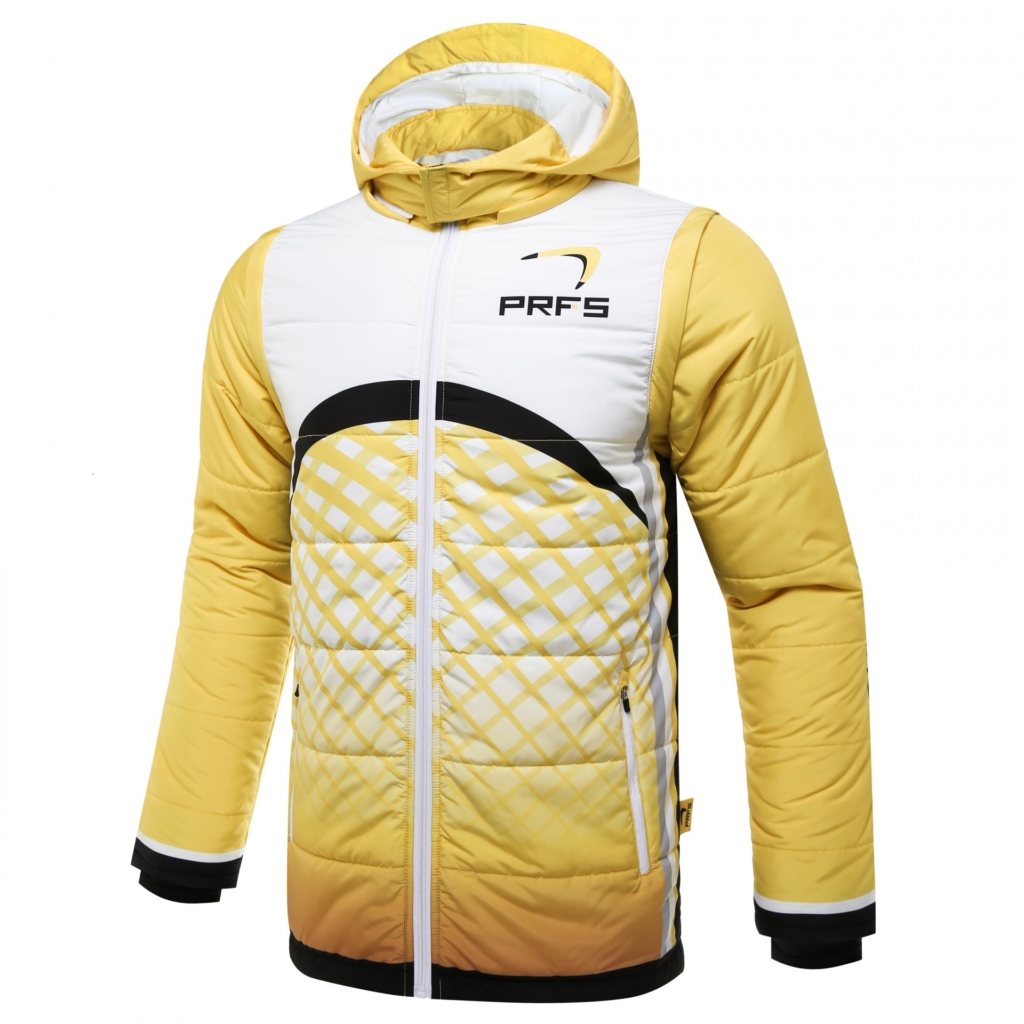 PUFFER REMOVABLE SLEEVES & HOOD COAT WINTER-L113YBO1