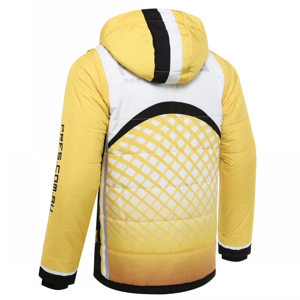 PUFFER REMOVABLE SLEEVES & HOOD COAT WINTER-L113YBO1