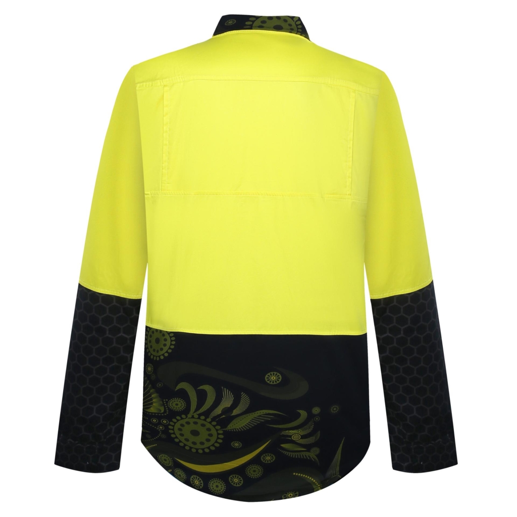 HI VIS COTTON SUBLIMATION WORKSHIRTS-S2319