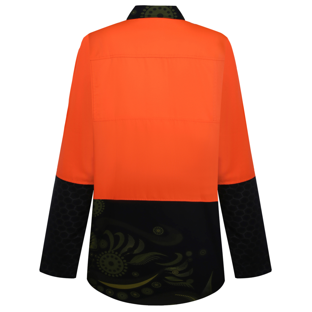 HI VIS COTTON SUBLIMATION WORKSHIRTS-S2318