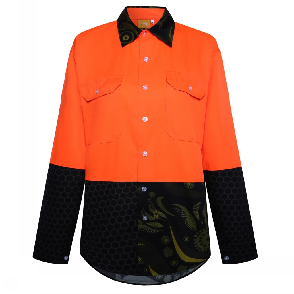 HI VIS COTTON SUBLIMATION WORKSHIRTS-S2318