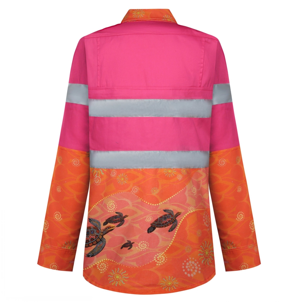 COTTON SUBLIMATION WORKSHIRTS-S2326